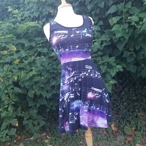 Midnight Hour Galaxy Print Dress 🌌